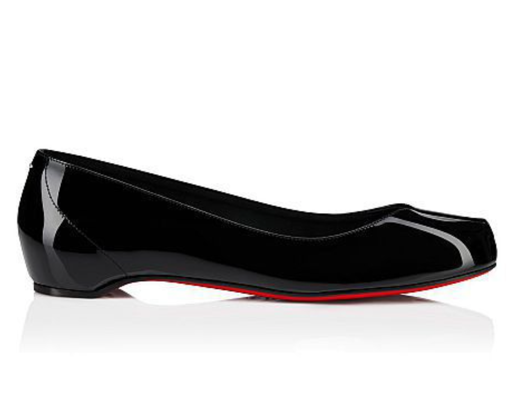 Patent Square-Toe Ballet Flats - Merovia