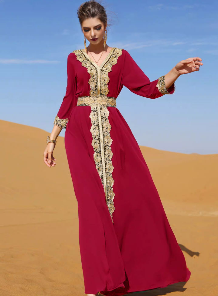 Elegant Long Sleeve Maxi Dress – VELORA