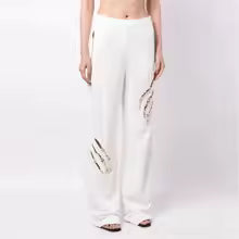 Geplooide top met uitlopende mouwen en maxi-rok set met tailleband – Rosiny 