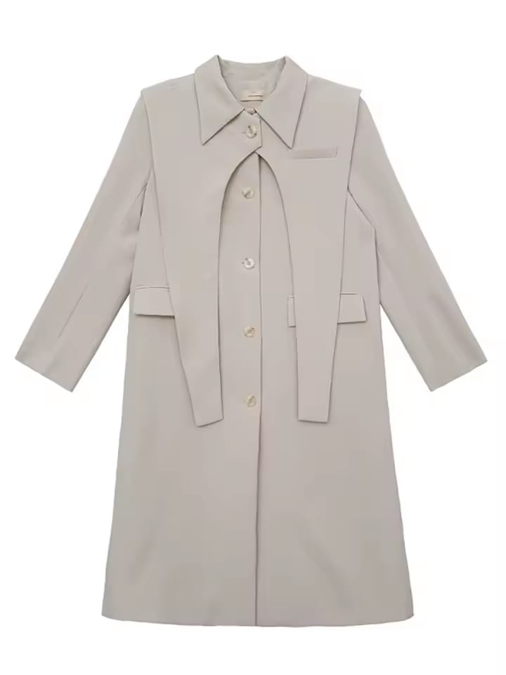 Geplooide top met uitlopende mouwen en maxi-rok set met tailleband – Rosiny 