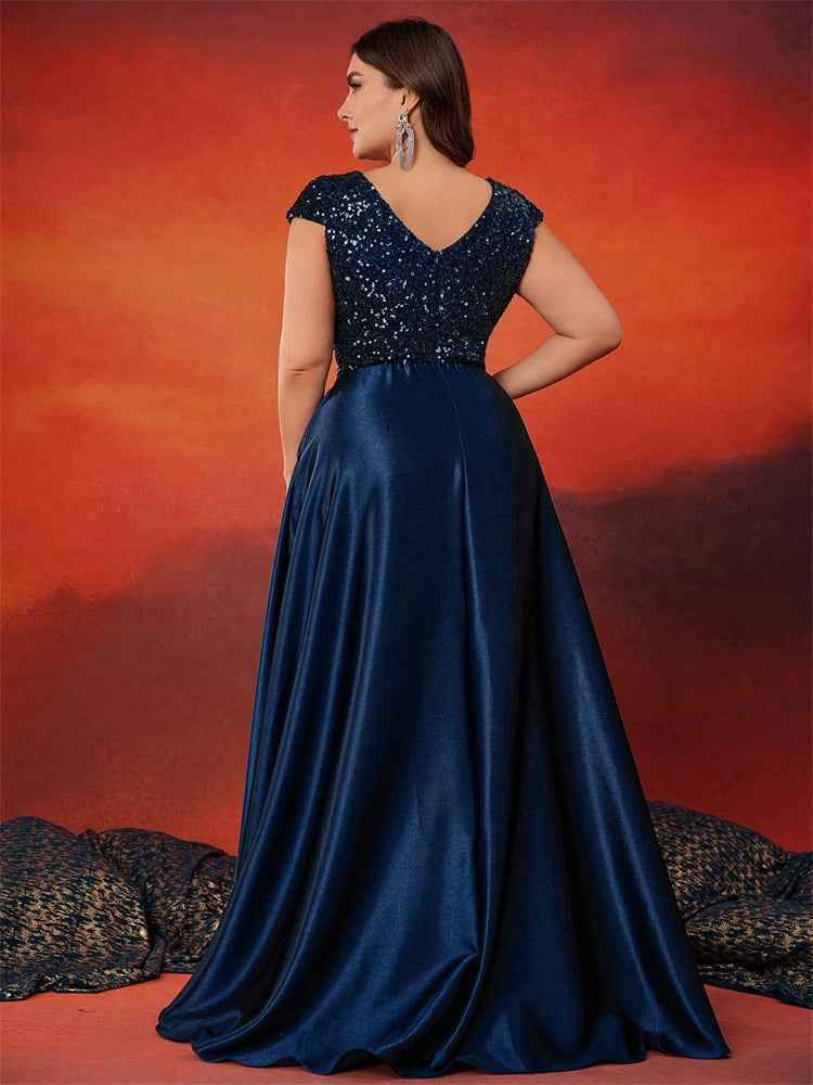 褶皱喇叭袖上衣和高腰裙套装，配腰带 – Rosiny 