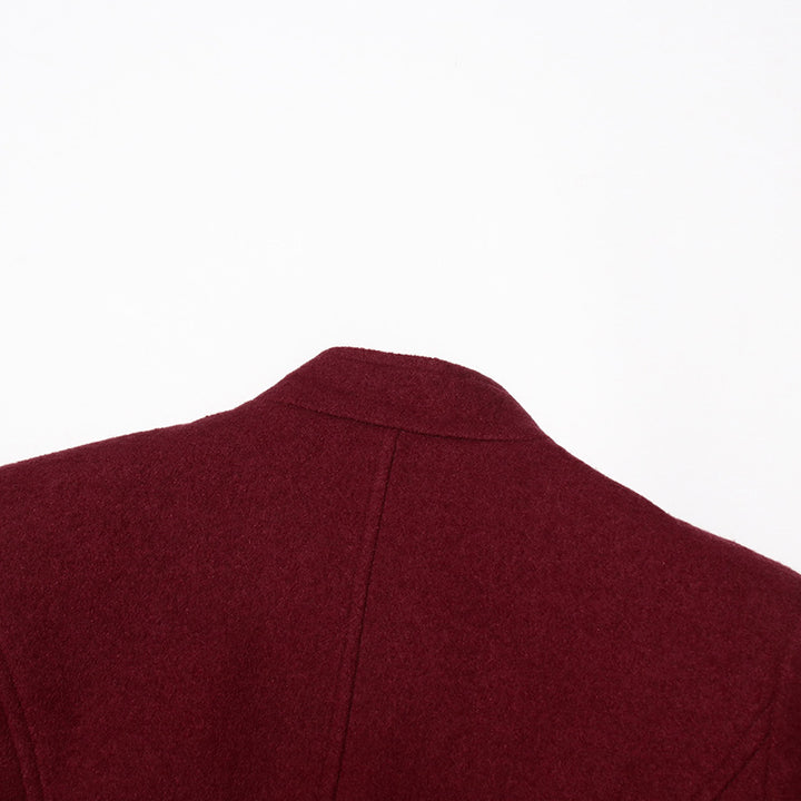 Plissiertes Oberteil mit ausgestellten Ärmeln und Maxirock-Set mit Taillengürtel – Rosiny 