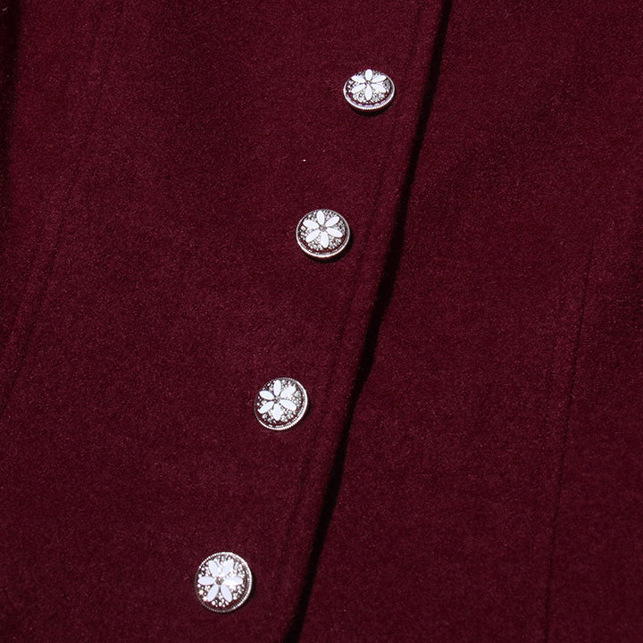 Plissiertes Oberteil mit ausgestellten Ärmeln und Maxirock-Set mit Taillengürtel – Rosiny 