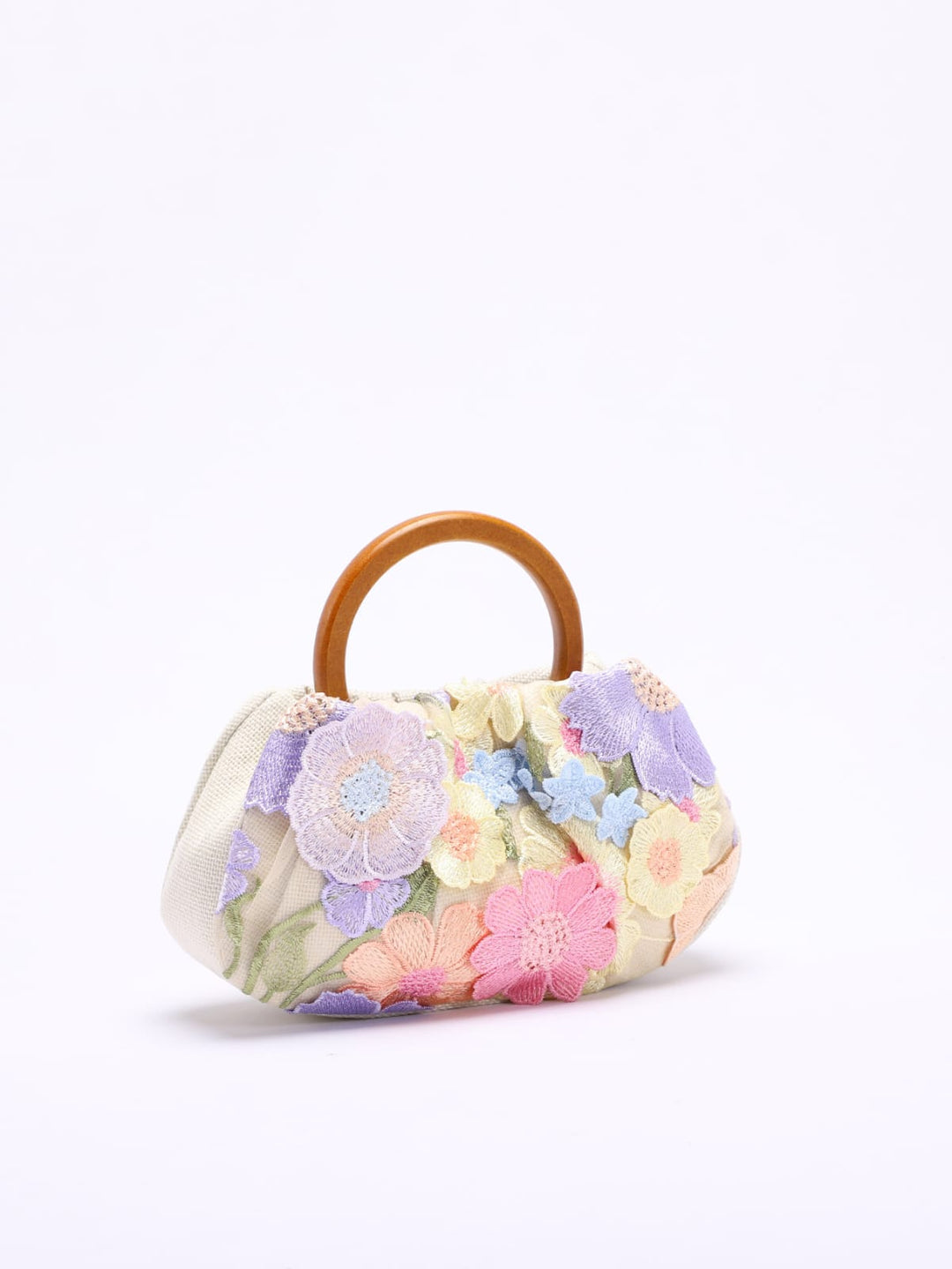 gewebte Rattan-Tragetasche mit doppelten Ledergriffen – LÉONIE 