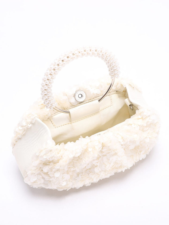 gewebte Rattan-Tragetasche mit doppelten Ledergriffen – LÉONIE 