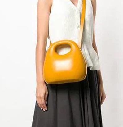 geweven rieten draagtas met dubbele leren handvatten – LÉONIE 