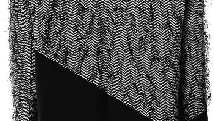 Geplooide top met uitlopende mouwen en maxi-rok set met tailleband – Rosiny 