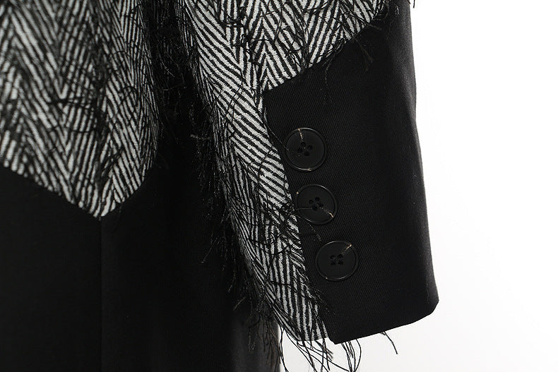 Geplooide top met uitlopende mouwen en maxi-rok set met tailleband – Rosiny 