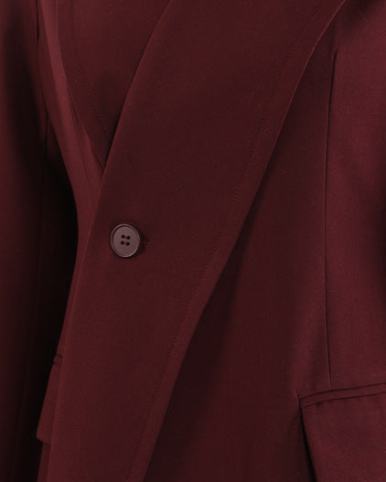 Plissiertes Oberteil mit ausgestellten Ärmeln und Maxirock-Set mit Taillengürtel – Rosiny 