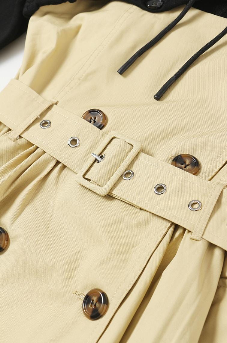 Haut à manches évasées plissées et ensemble jupe longue avec ceinture à la taille – Rosiny 