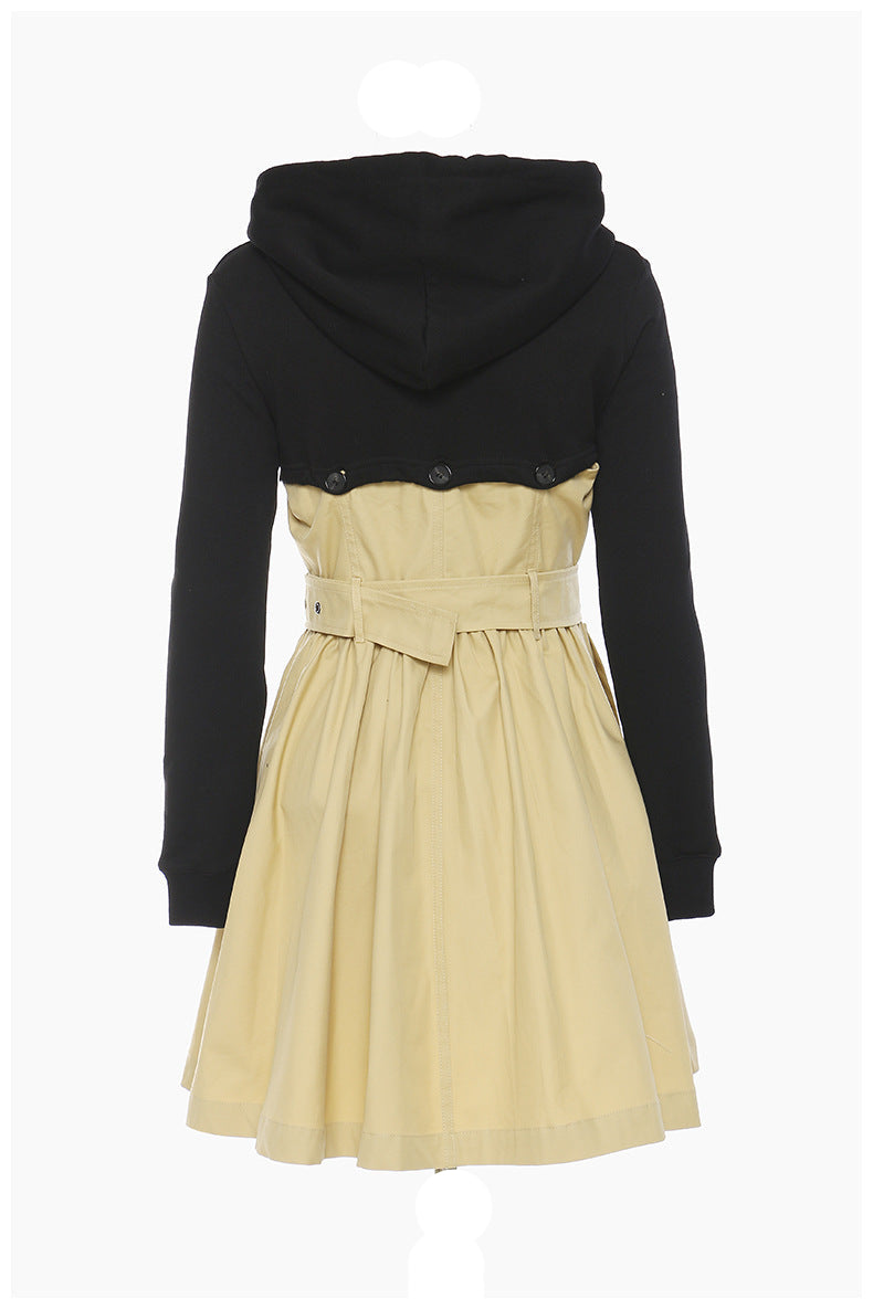 Haut à manches évasées plissées et ensemble jupe longue avec ceinture à la taille – Rosiny 