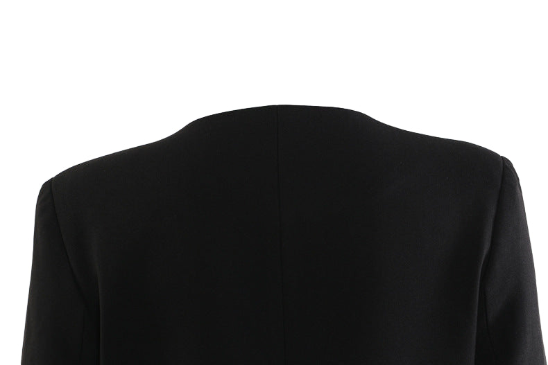 Geplooide top met uitlopende mouwen en maxi-rok set met tailleband – Rosiny 