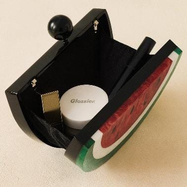 geweven rieten draagtas met dubbele leren handvatten – LÉONIE 