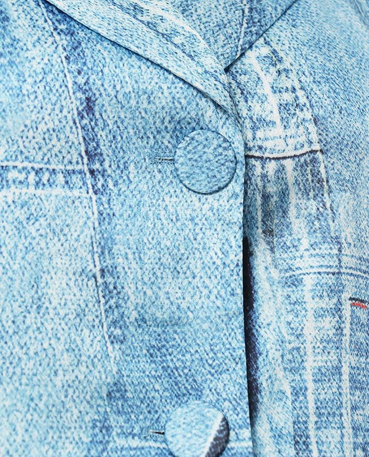 Plissiertes Oberteil mit ausgestellten Ärmeln und Maxirock-Set mit Taillengürtel – Rosiny 