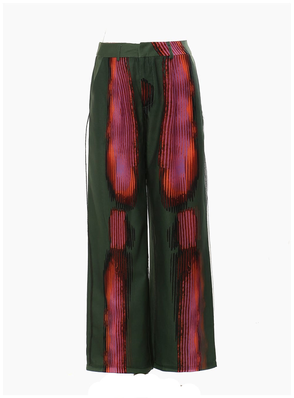 Haut à manches évasées plissées et ensemble jupe longue avec ceinture à la taille – Rosiny 