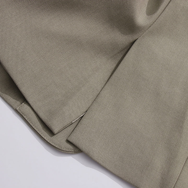 tailored blazer with lace-up waist detailing – BIENCA