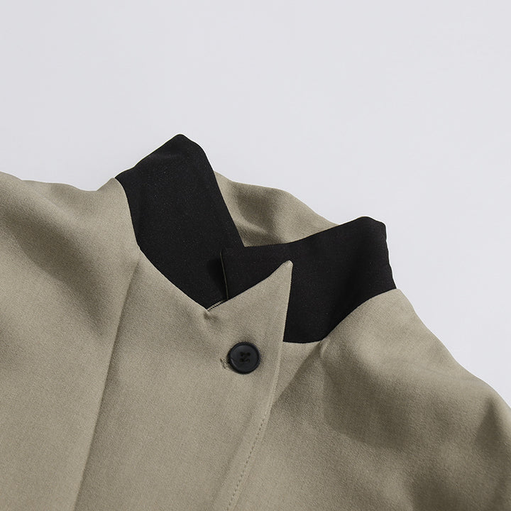 tailored blazer with lace-up waist detailing – BIENCA