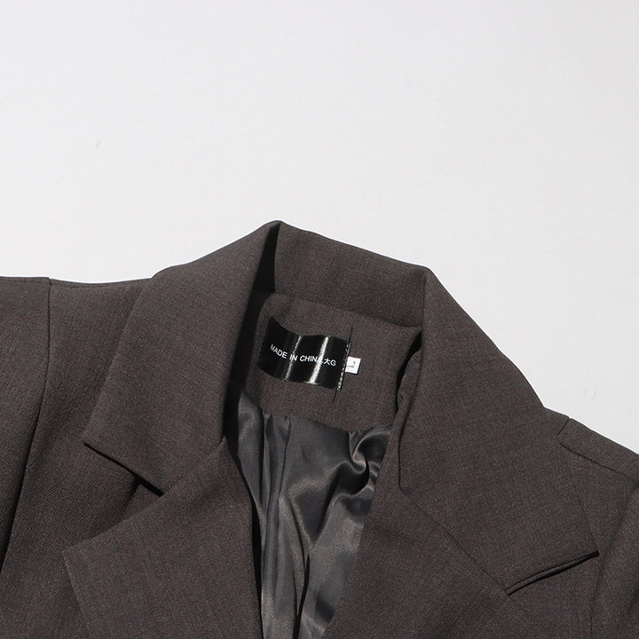 معطف طويل مزدوج الصدر بقصة أنيقة واسعة من الأسفل - فيكتورينا