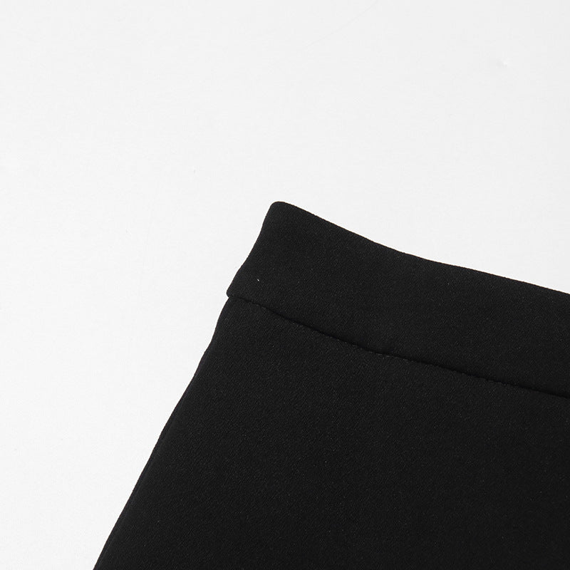 cropped button suit with beaded floral embroidery – AMARA