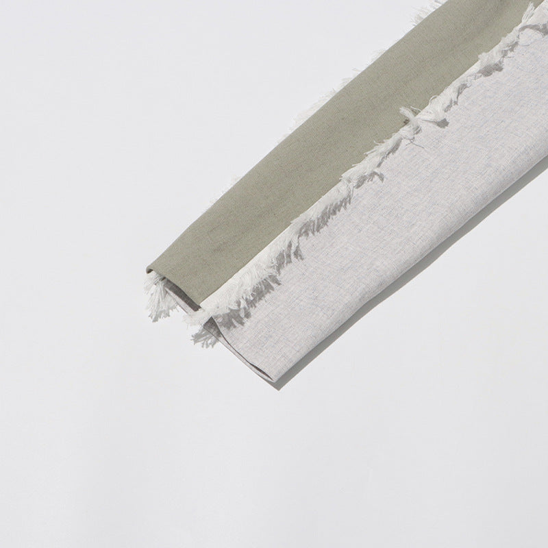 جاكيت بتصميم غير تقليدي بلونين مع حواف غير مكتملة - نوفا