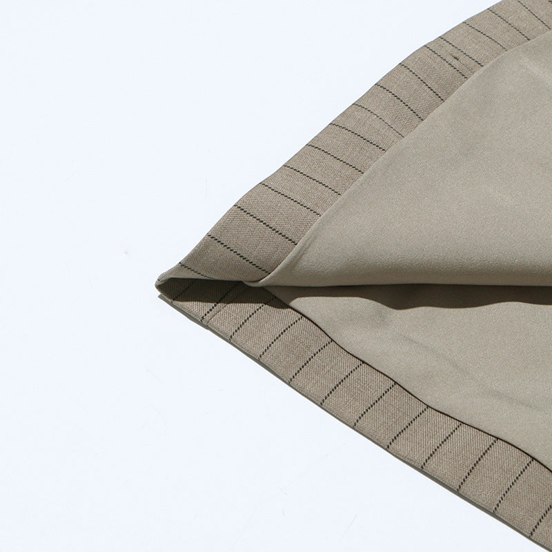 Plissiertes Oberteil mit ausgestellten Ärmeln und Maxirock-Set mit Taillengürtel – Rosiny 