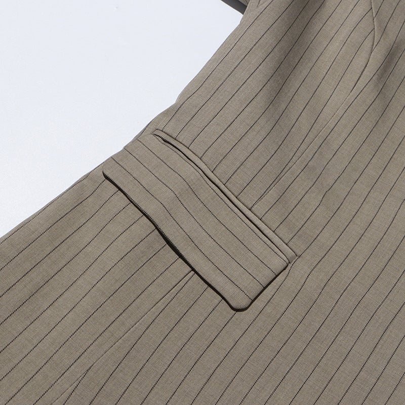 Plissiertes Oberteil mit ausgestellten Ärmeln und Maxirock-Set mit Taillengürtel – Rosiny 