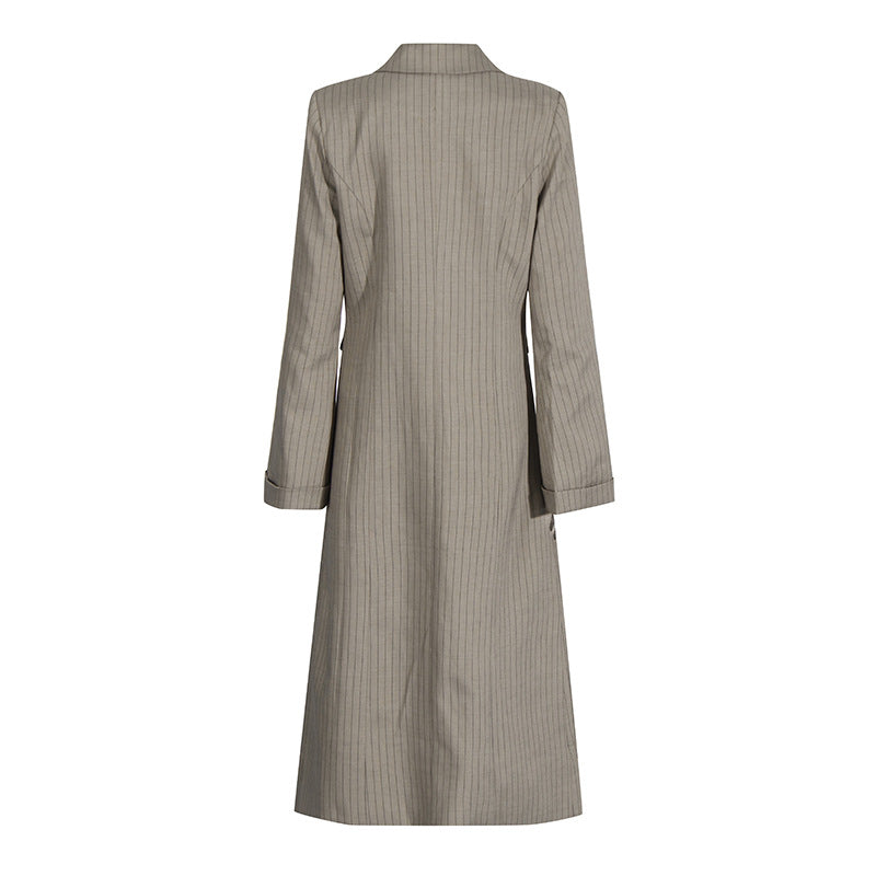 Plissiertes Oberteil mit ausgestellten Ärmeln und Maxirock-Set mit Taillengürtel – Rosiny 