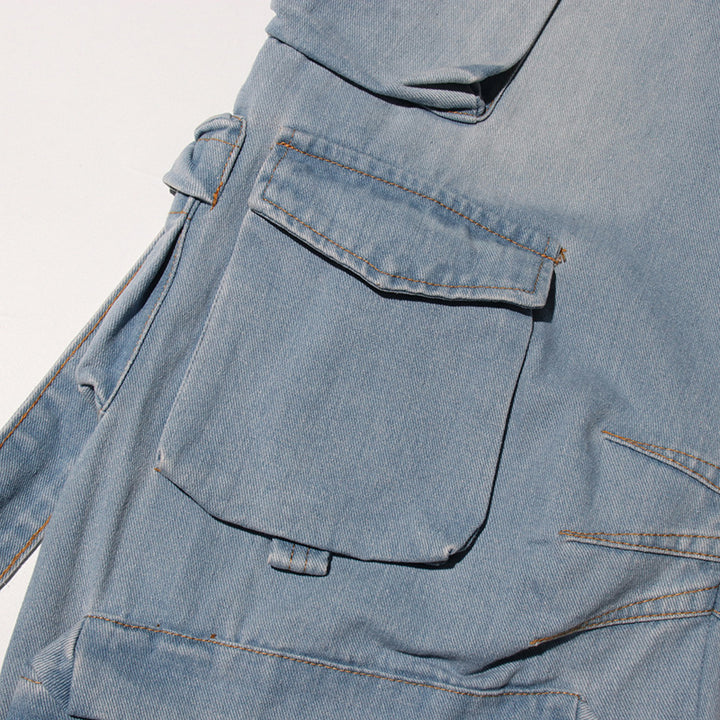 褶皱喇叭袖上衣和高腰裙套装，配腰带 – Rosiny 