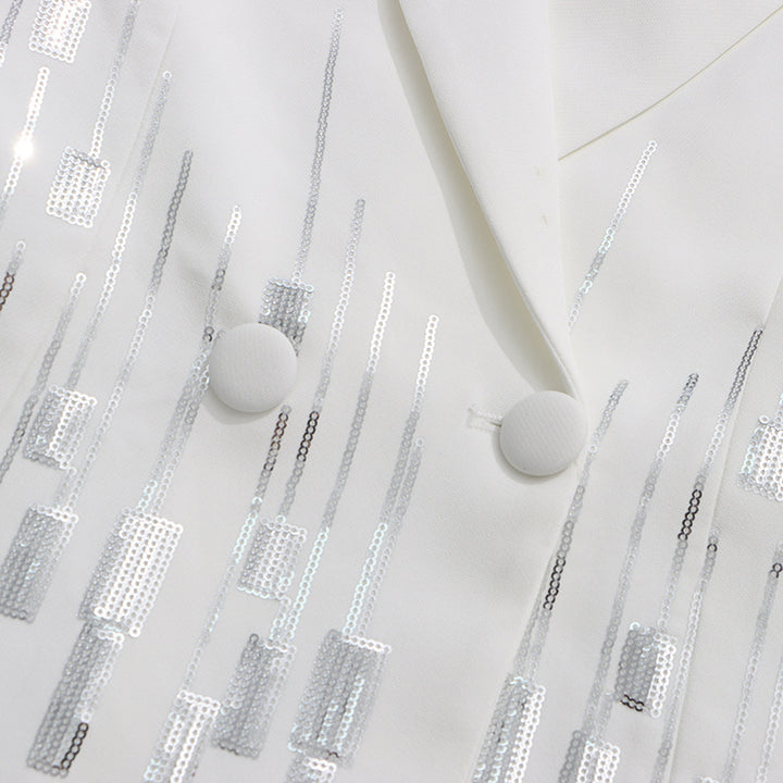 طقم بليزر مصمم خصيصًا ومزين بالترتر - ستيلار