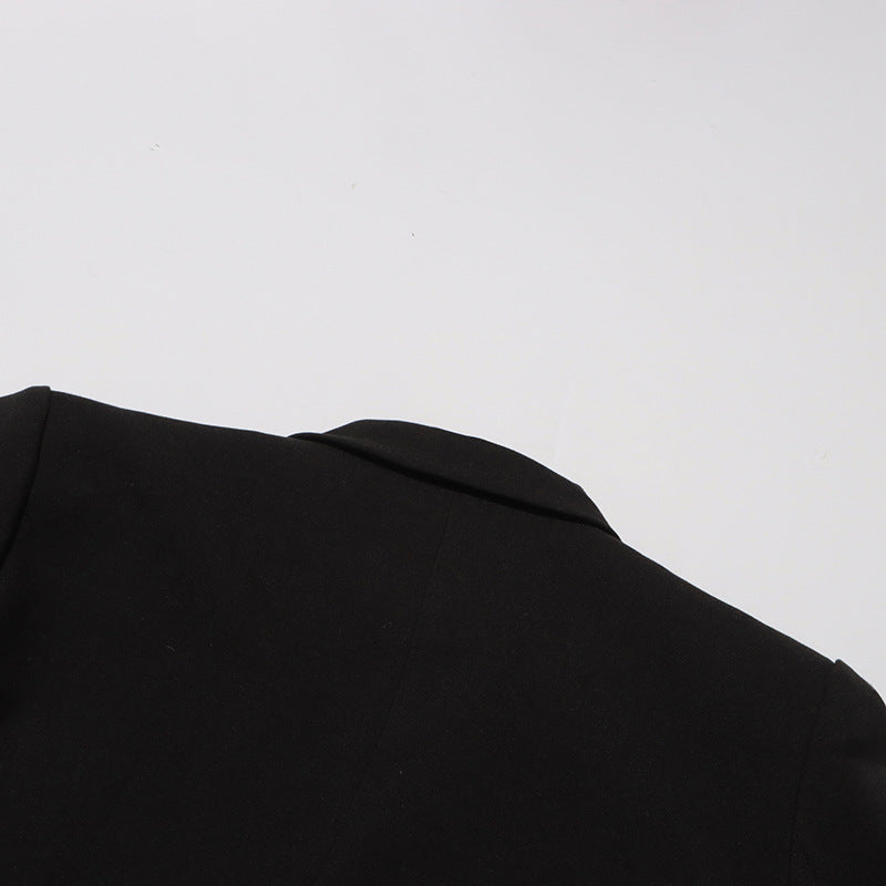 Geplooide top met uitlopende mouwen en maxi-rok set met tailleband – Rosiny 