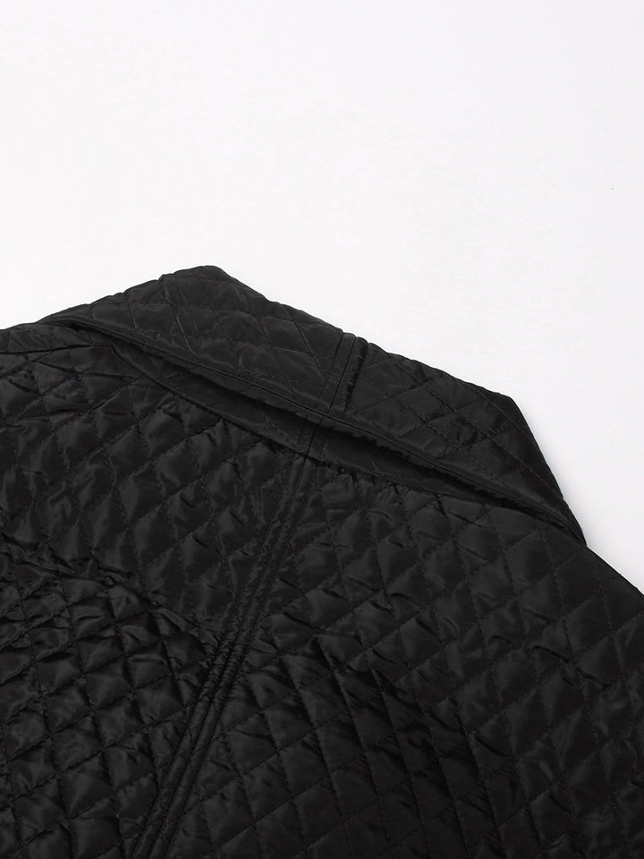 معطف طويل مبطن واسع وفضفاض - بونورا