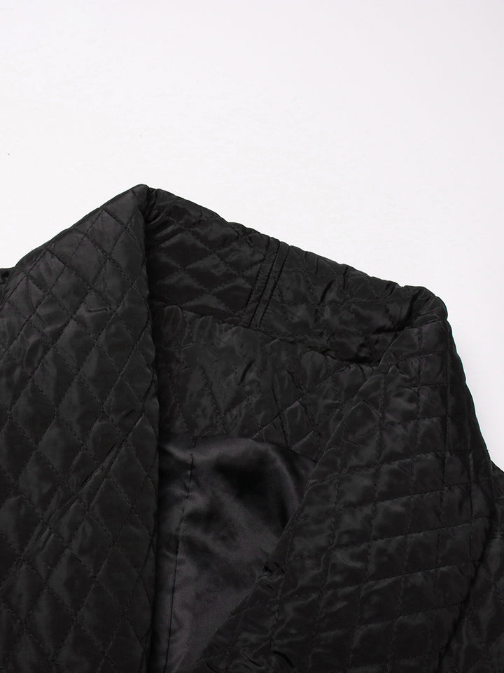 معطف طويل مبطن واسع وفضفاض - بونورا