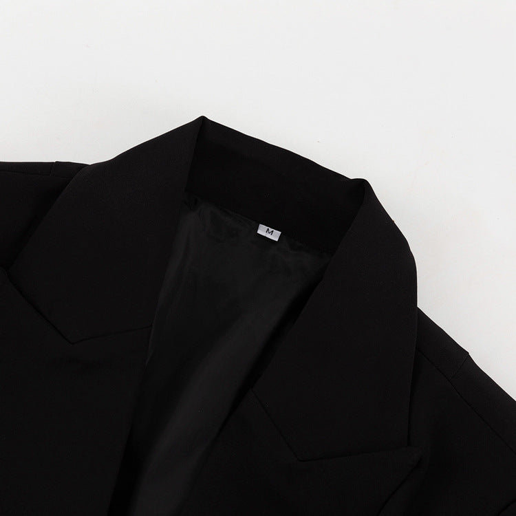 Haut à manches évasées plissées et ensemble jupe longue avec ceinture à la taille – Rosiny 