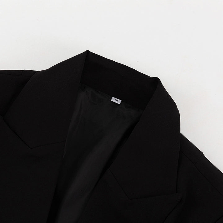 Haut à manches évasées plissées et ensemble jupe longue avec ceinture à la taille – Rosiny 