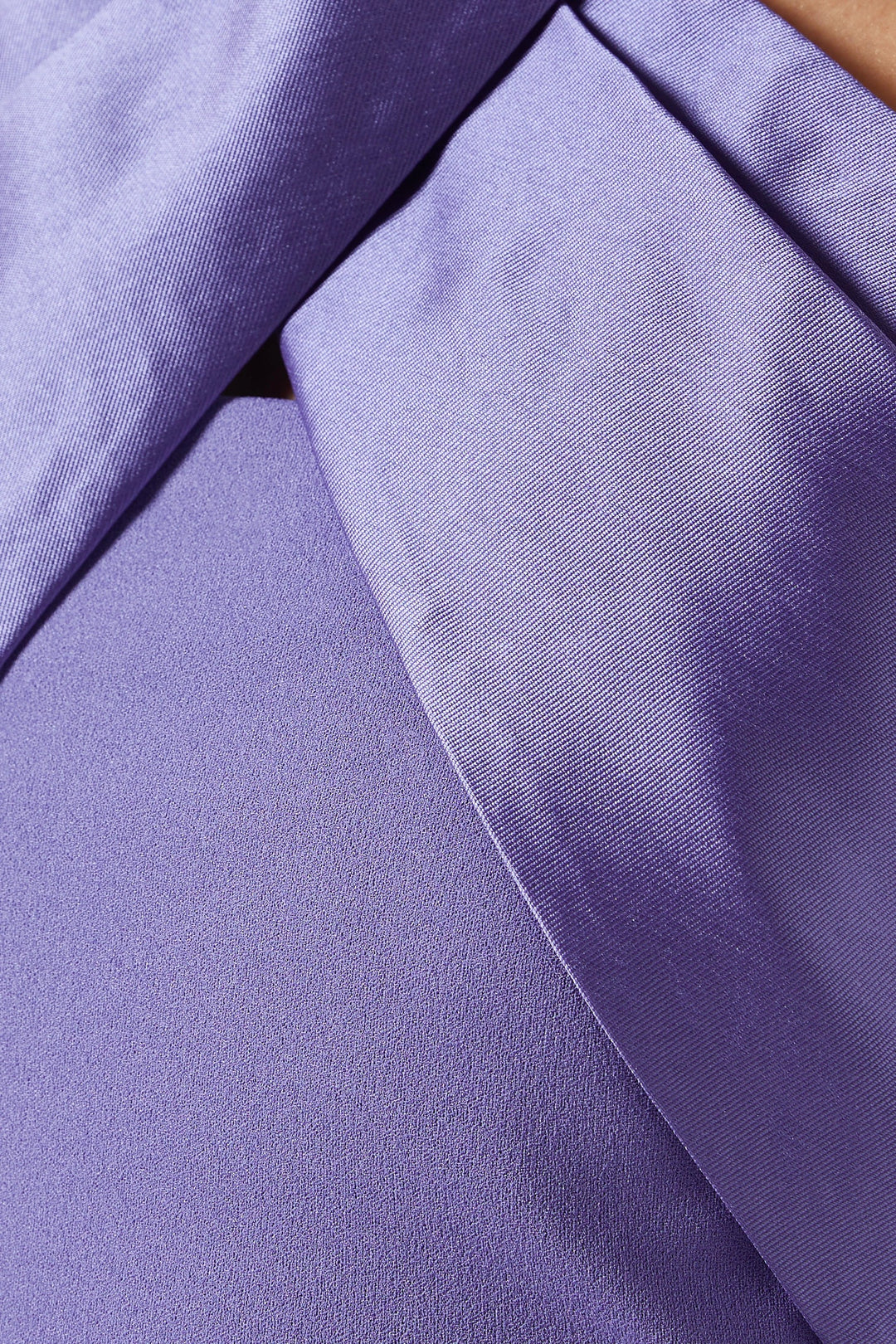 halter-neck satin gown with draped overlay – SCARLET