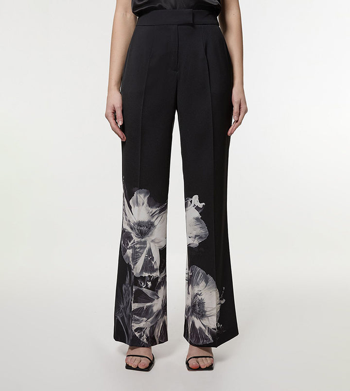 Plissiertes Oberteil mit ausgestellten Ärmeln und Maxirock-Set mit Taillengürtel – Rosiny 