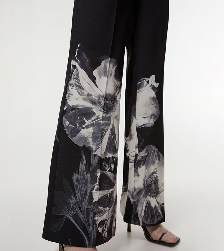 Plissiertes Oberteil mit ausgestellten Ärmeln und Maxirock-Set mit Taillengürtel – Rosiny 