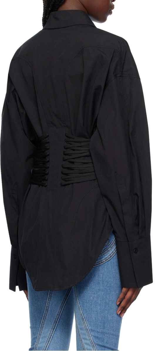 Geplooide top met uitlopende mouwen en maxi-rok set met tailleband – Rosiny 