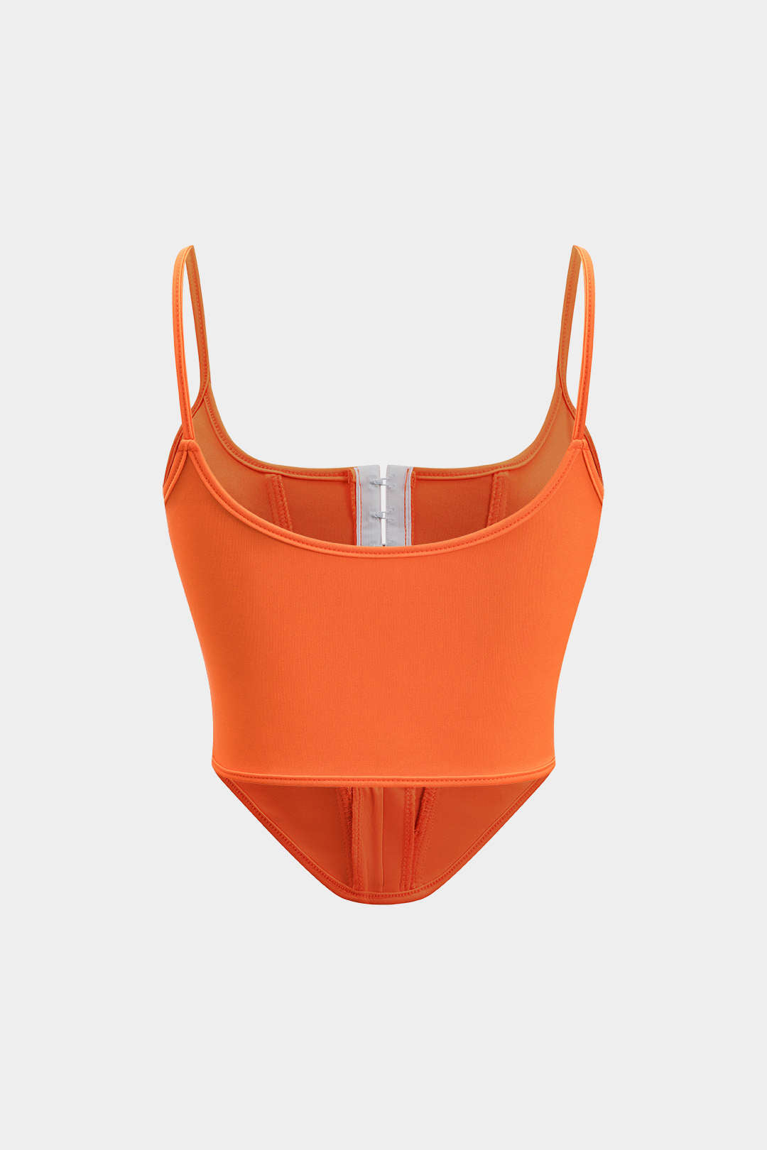 Solid Bustier Corset Tank Top