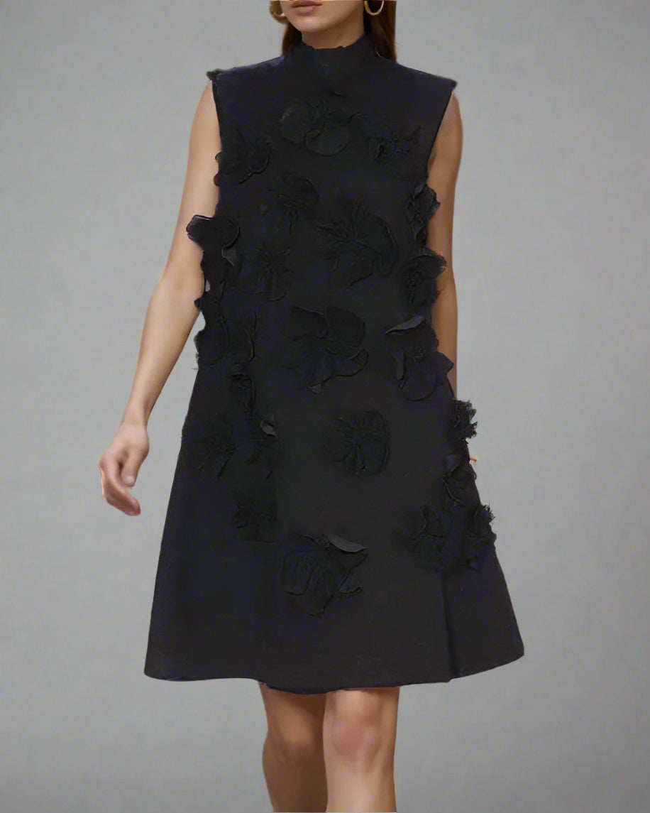 褶皱喇叭袖上衣和高腰裙套装，配腰带 – Rosiny 