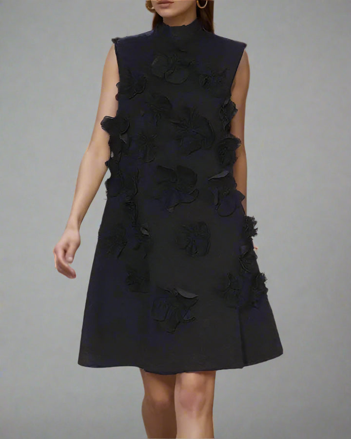 褶皱喇叭袖上衣和高腰裙套装，配腰带 – Rosiny 