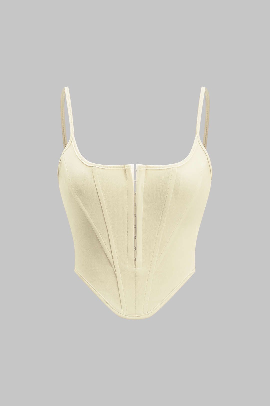 Solid Bustier Corset Tank Top