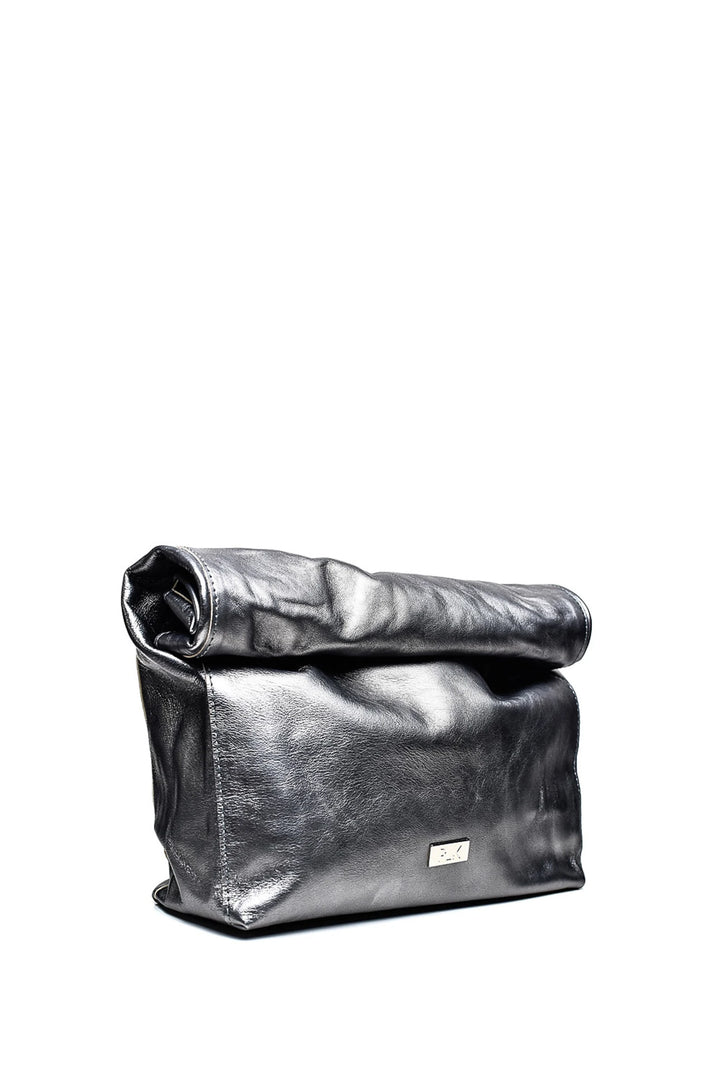 fold-over leather clutch bag – AURILPA