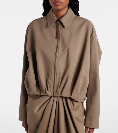 oversized cable-knit distressed sweater – MIRALIN