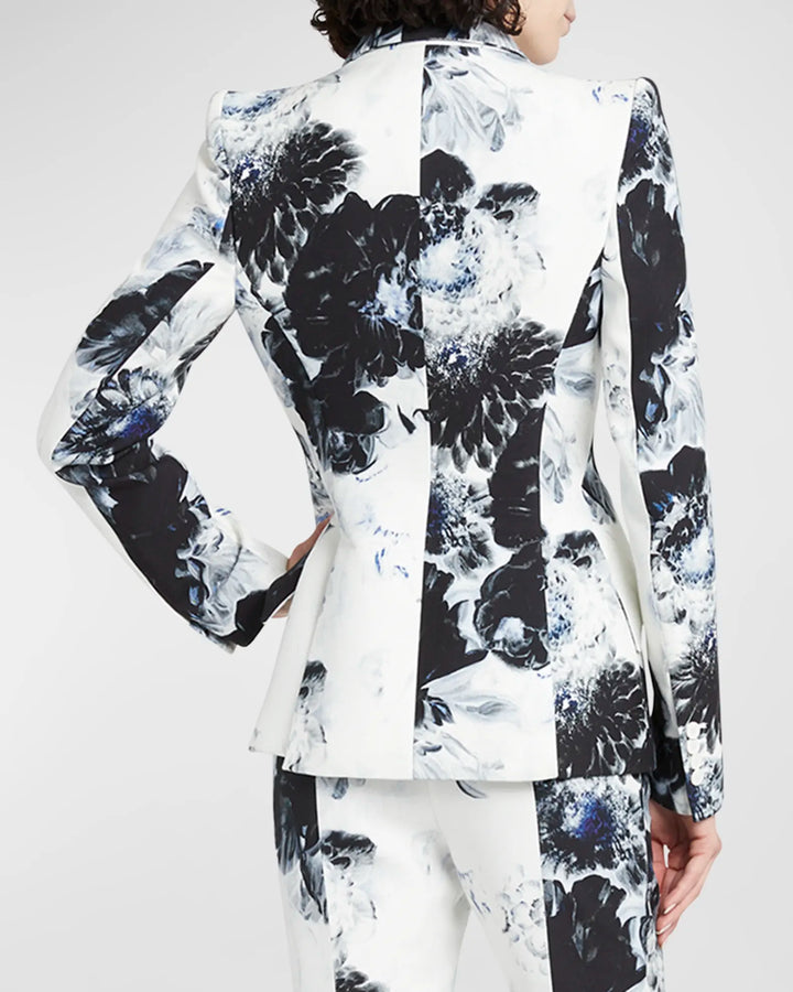 طقم بليزر مُفصّل بطبعة زهور – لافينيا