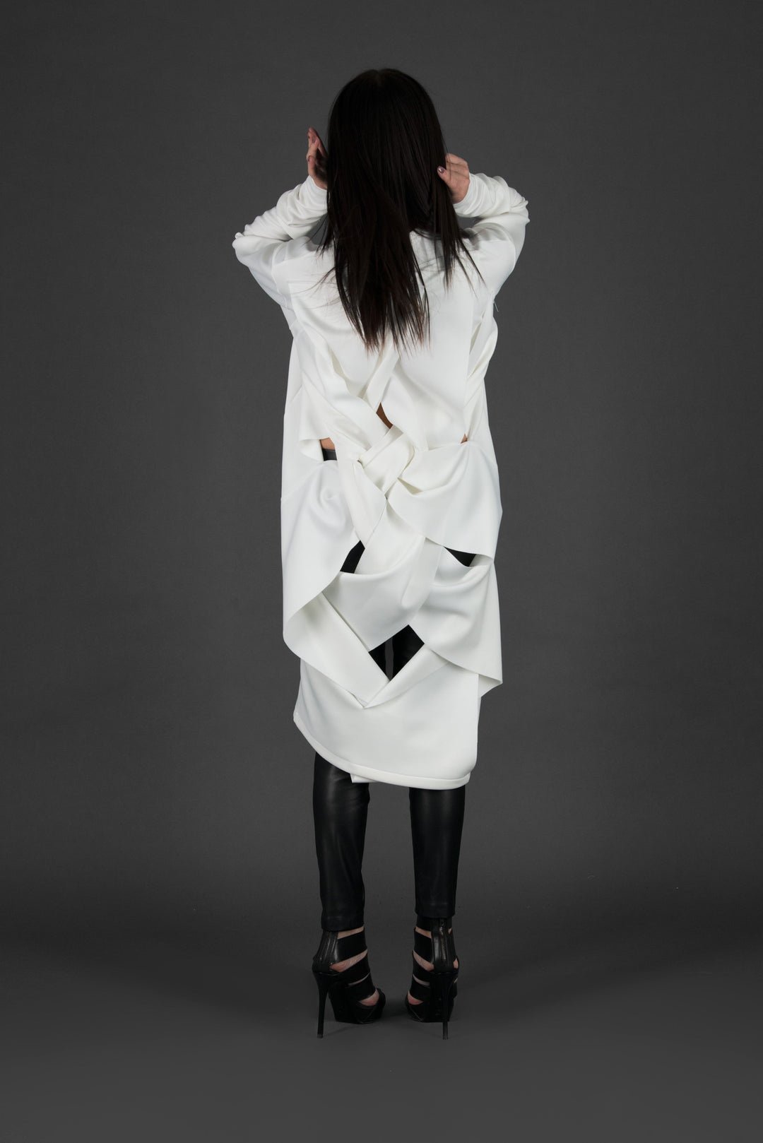 Winter Neoprene Print Dress