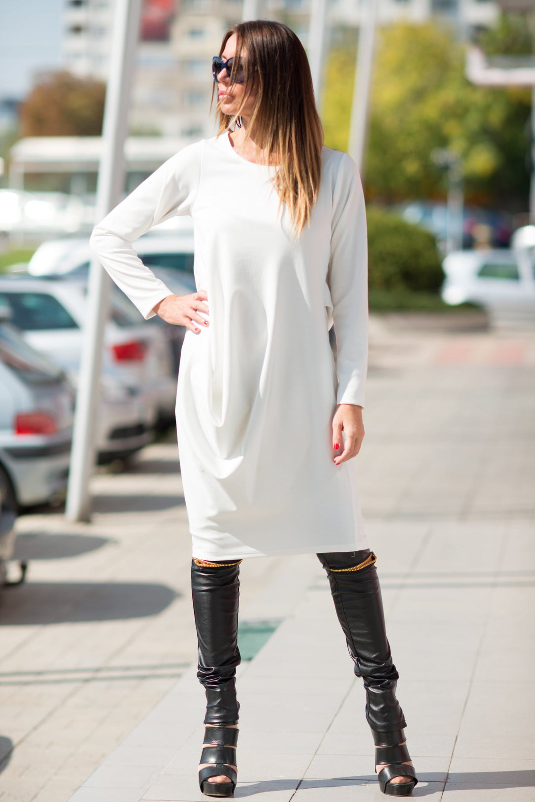 Cotton Long Sleeves Tunic