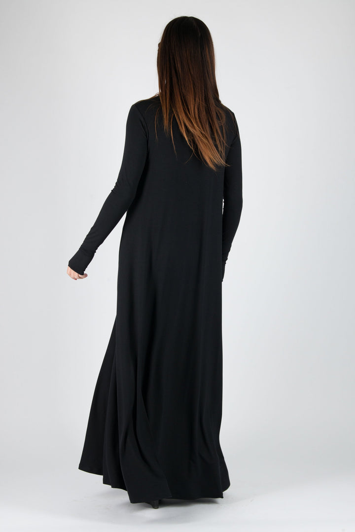 Turtleneck Black Long dress, Dresses & Maxi Dresses