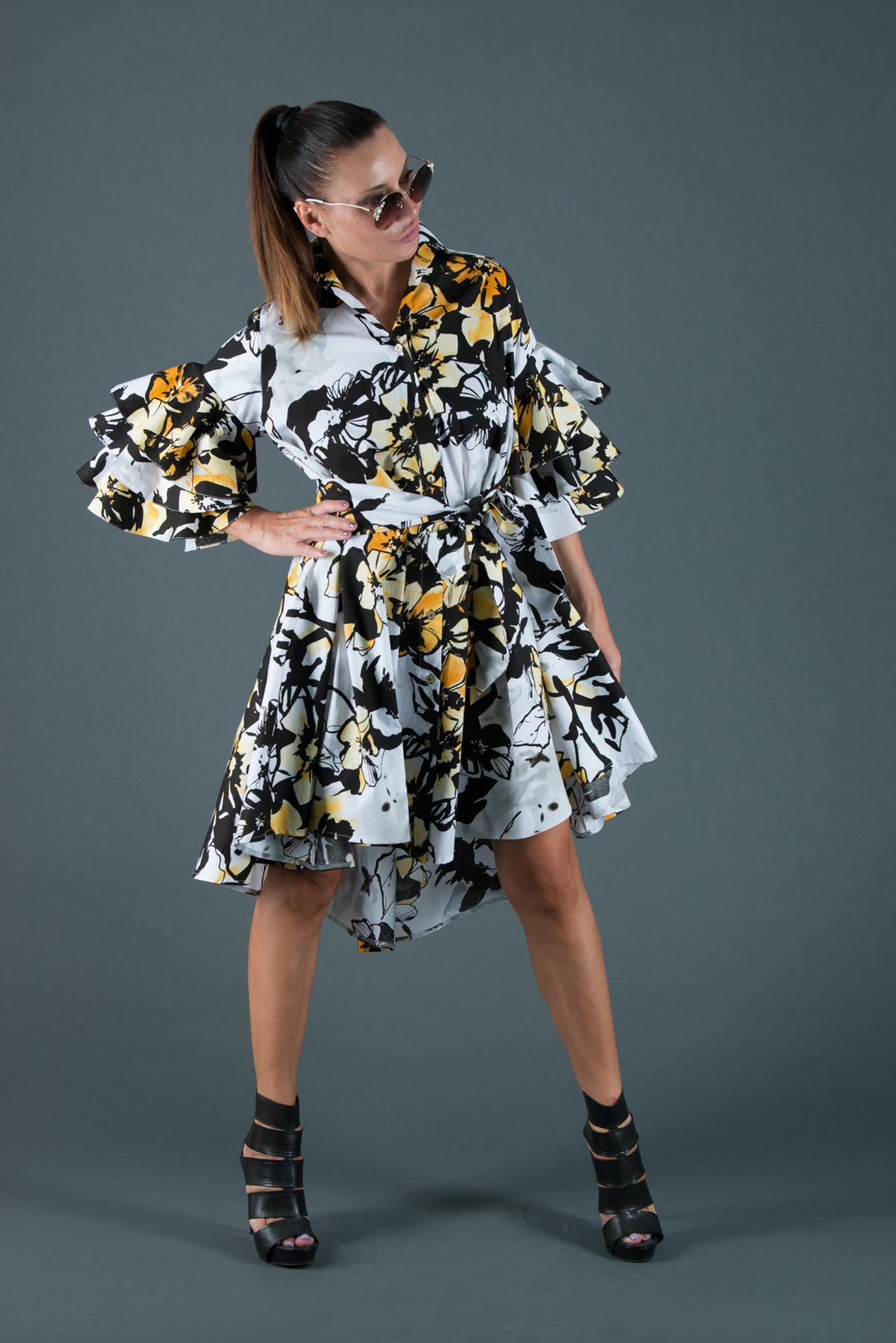Cotton Flounces Midi dress, Dresses Spring & Summer