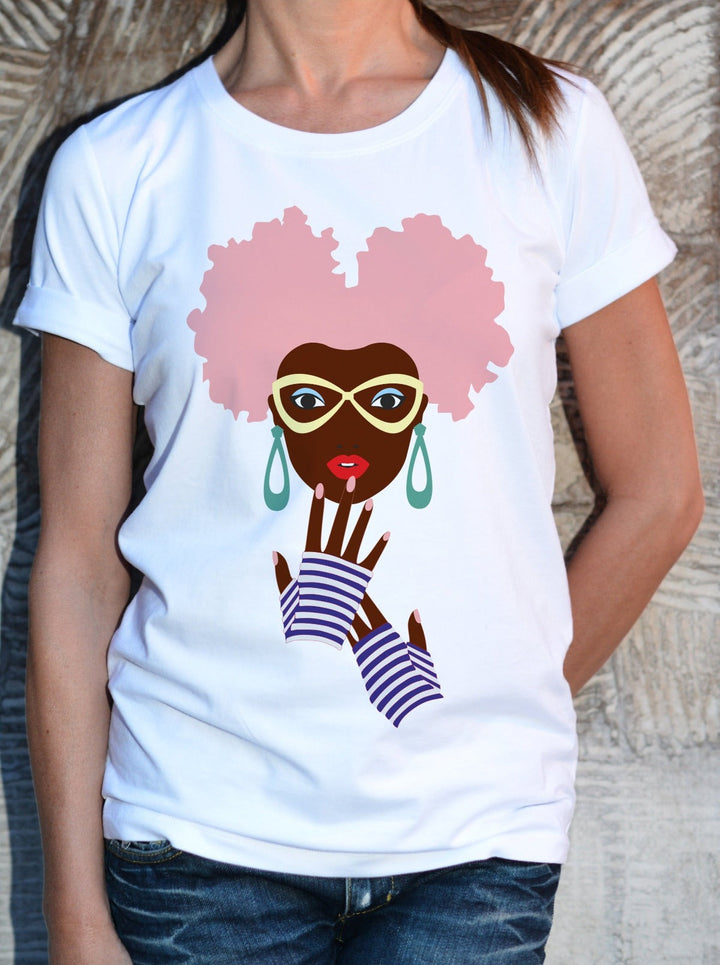 African women Painted t-shirt